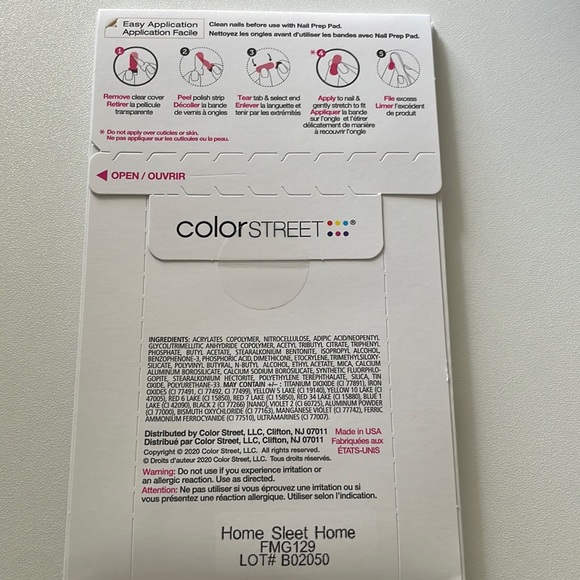 Color Street “Home Sleet Home” nail strips - Picture 2 of 2